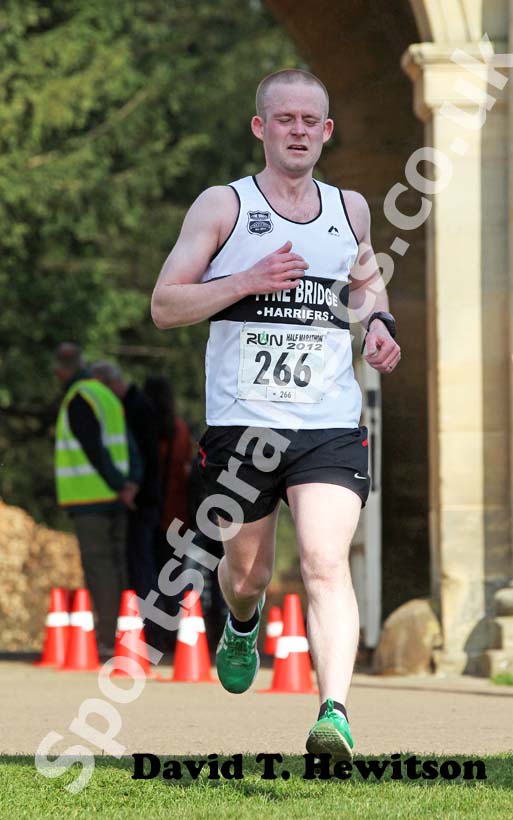 No 266 in the Run northumberland Half Marathon.